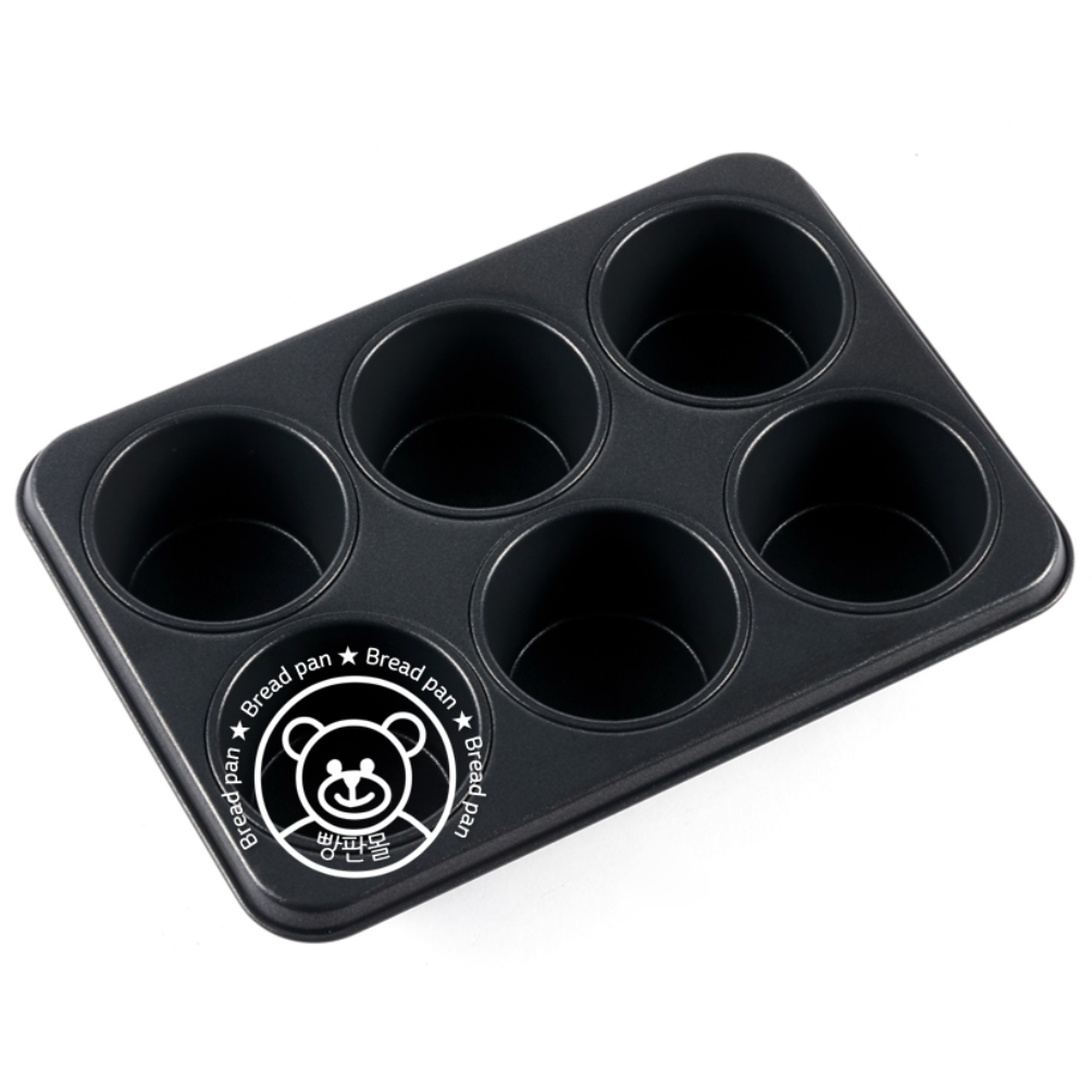 머핀틀 6구 양면코팅 미니오븐용 머핀팬, 1개 8,100원