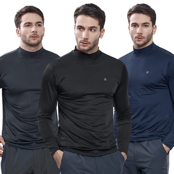 <스타일랑> (1+1+1) 남성 냉감 반목 티셔츠 / 쿨 골프 아웃도어 긴팔 이너 티셔츠 19,870원
