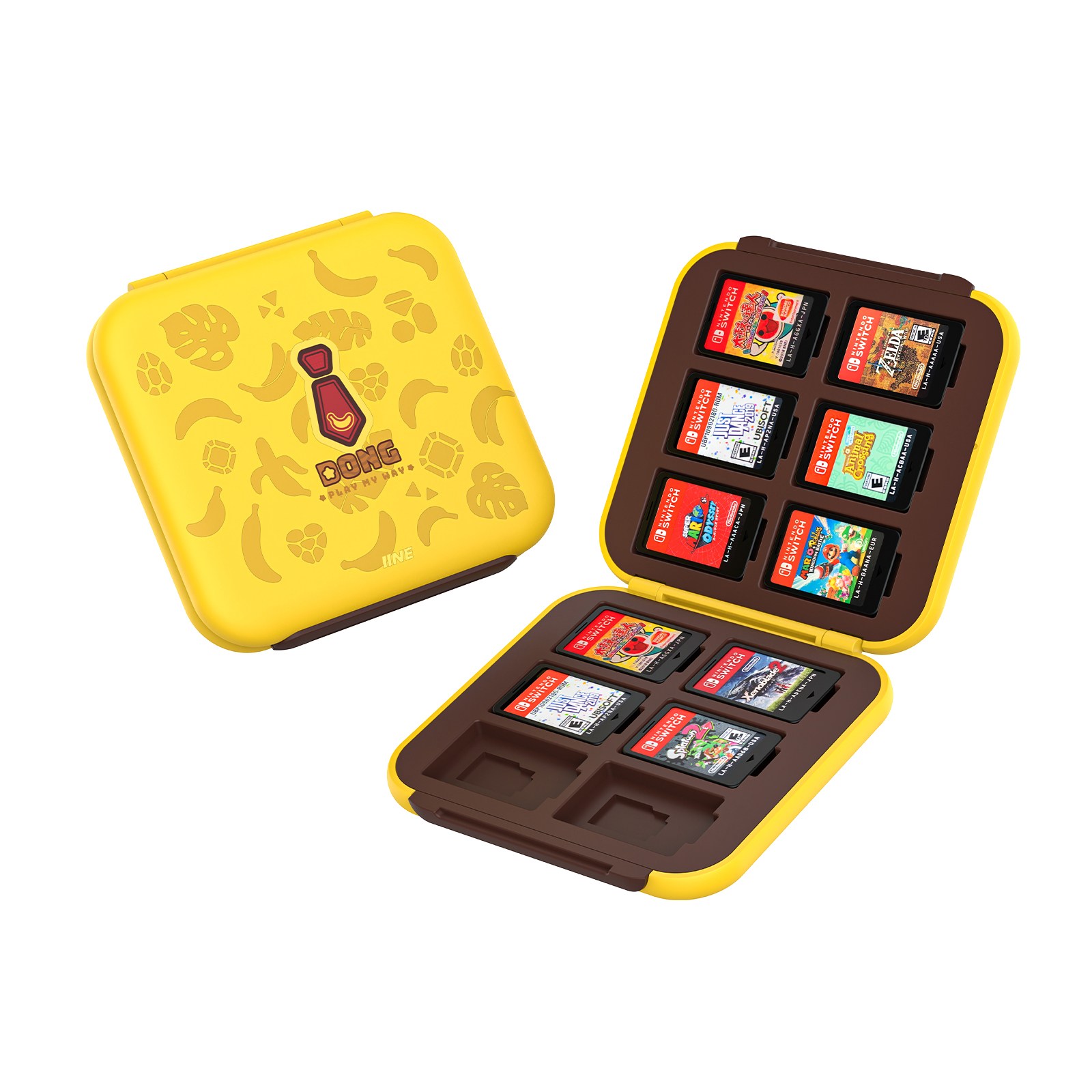 이이네 Switch 2 게임 카드 케이스 닌텐도 스위치2 12in1 카드 케이스 게임팩 보관함 게임 카드 수납 케이스, 1개, 바나나 히어로, L1181 16,000원