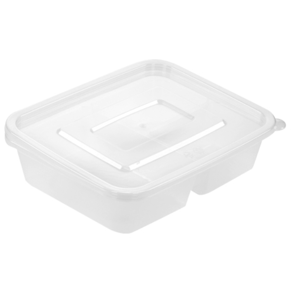 쿡앤락 사각밀폐2.7 3칸용기(투명) 50개, 1개 244,500원