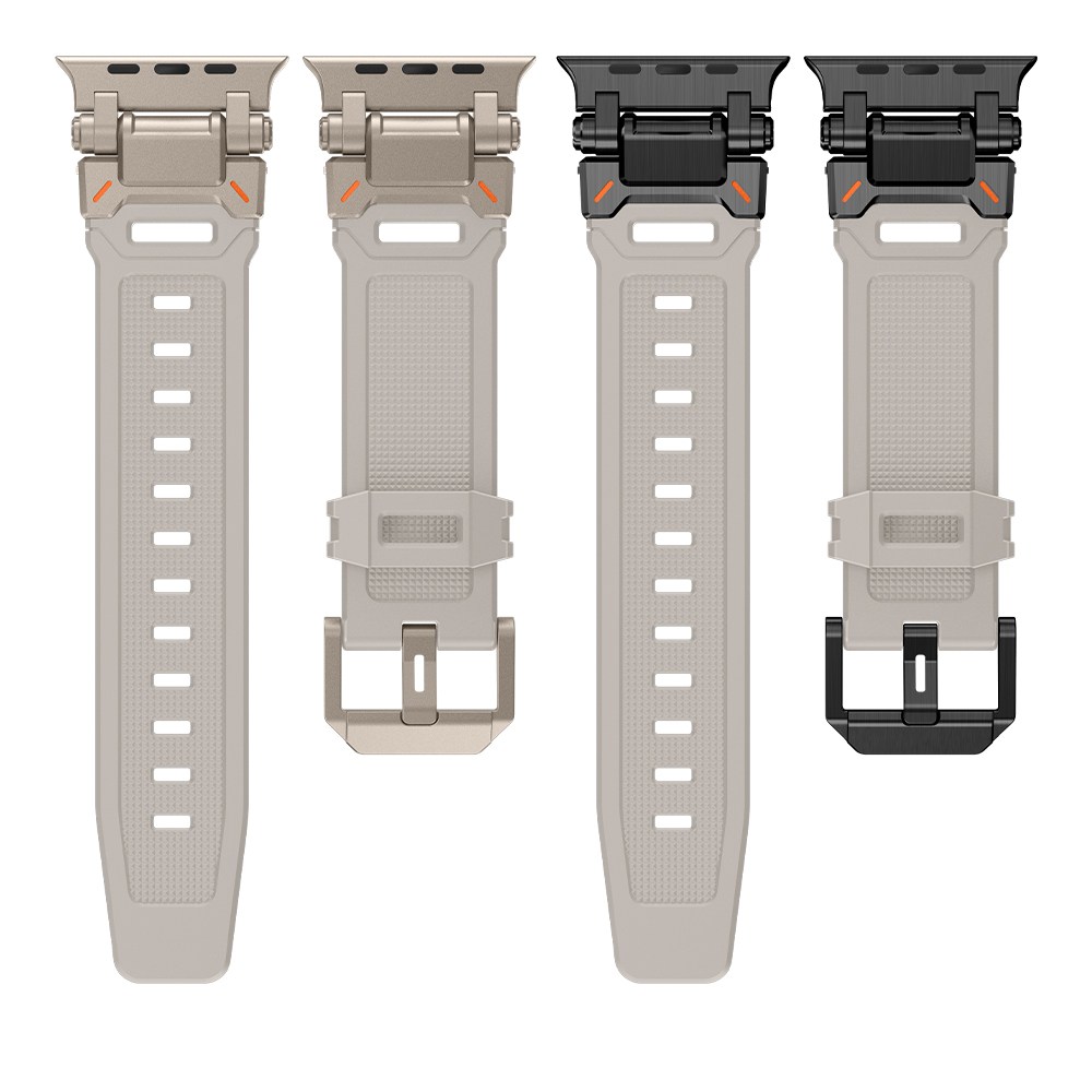 엔인원 애플워치 호환 익스플로러 디자인 스트랩 시계줄 메탈 커넥터 일체형, 티타늄+스타라이트 24,900원