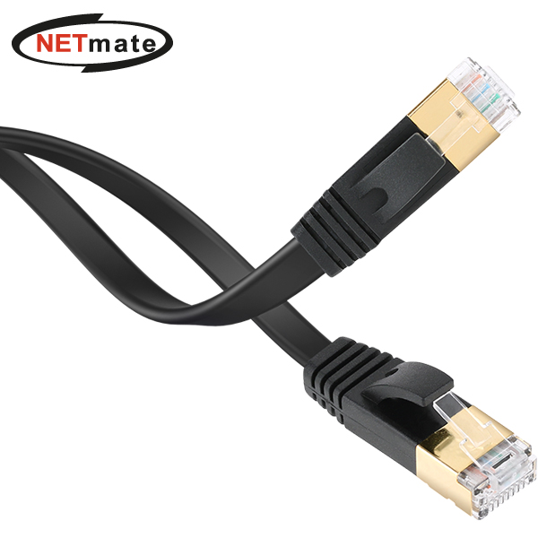 강원전자 넷메이트 NMC-UF7100S CAT.7 STP 다이렉트 FLAT 케이블 10m, 1개 8,500원