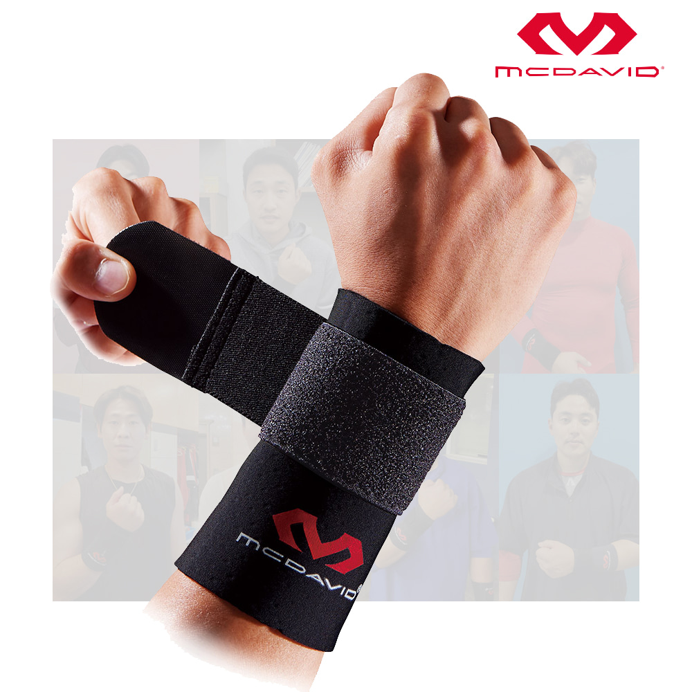 맥데이비드 M4511 스트랩 토탈 압박 서포트 손목 보호대 블랙 20,140원