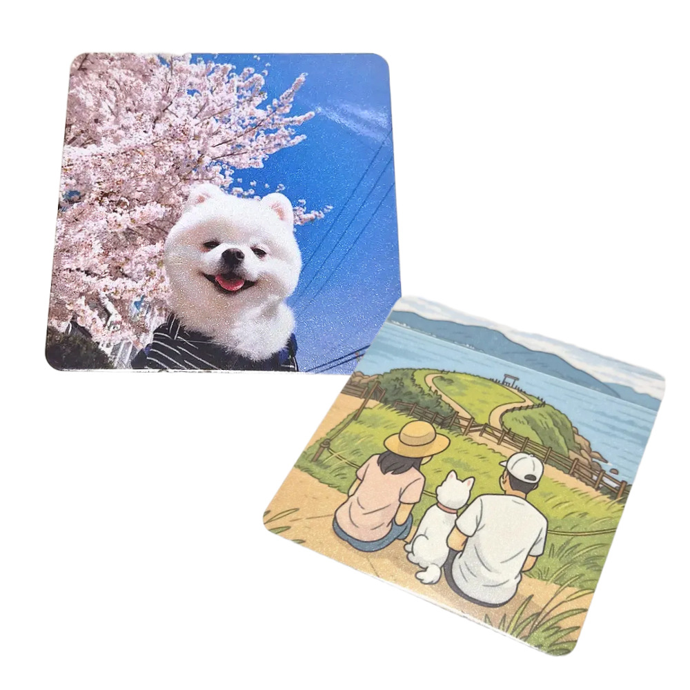 포토자석 맞춤제작 - 커플 가족 반려동물 사진 자석 냉장고 자석 사진인화 기념일 생일 선물 추천 6,000원