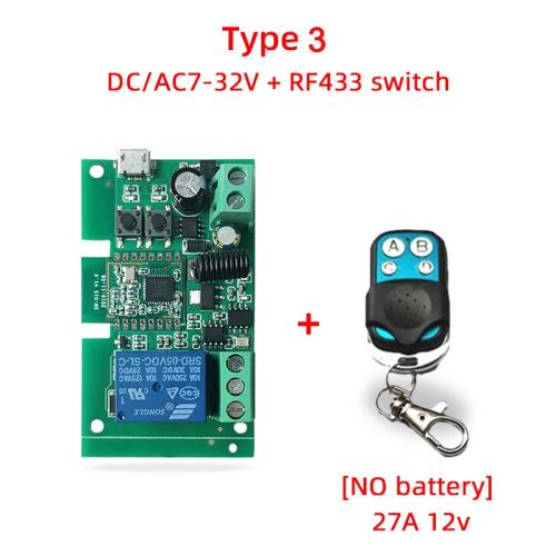 Zigbee 스마트 eWelink 스위치 모듈 DC 5V 12V 24V 32V 1 채널 RF 릴레이 SmartThings 아마존 알렉사 Echo 손오프 sonoff 브리지 허브 22,360원