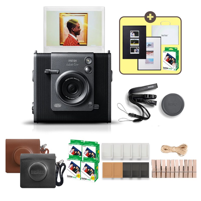 [한국후지필름] 인스탁스 와이드에보 하이브리드 카메라+전용가방+필름80장 포함 선물세트 643,200원
