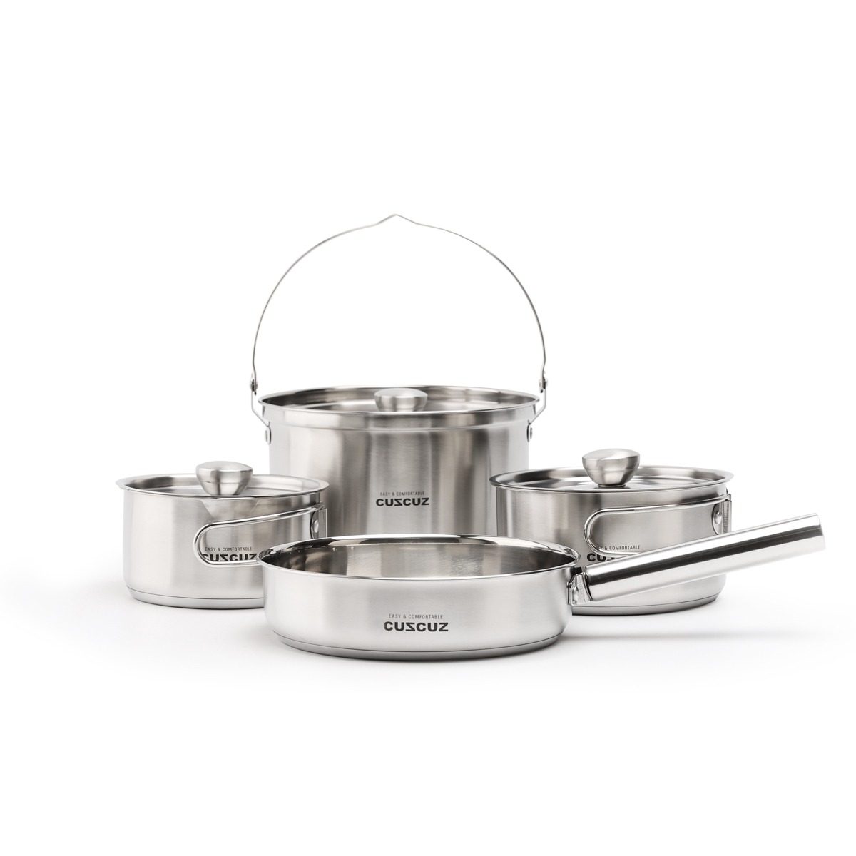 커스커즈 트리플스텐 삼중코펠세트 304스텐 캠핑 감성 분리형 코펠 89,000원