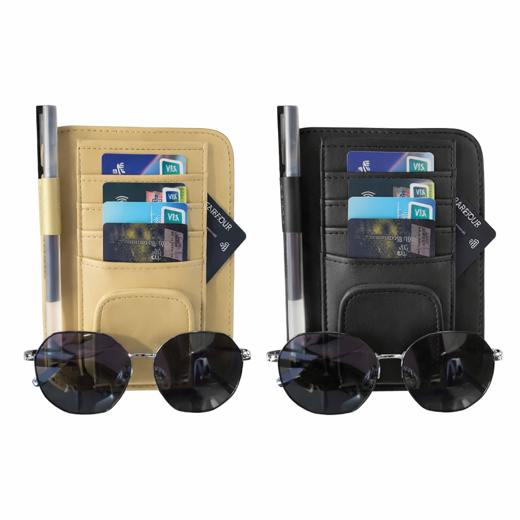 루이쉘 차량용 선바이저 클립지갑, 블랙, 1개 5,400원