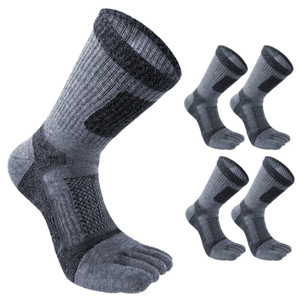 코모즈 남성용 스포츠 중목 발가락 양말 5켤레 세트 13,890원