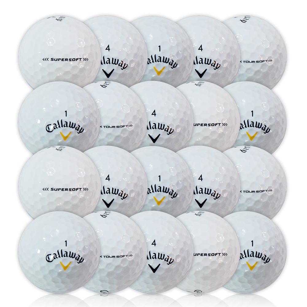 캘러웨이 투어시리즈 혼합 로스트볼 2등급 20피스 46g WSD, 화이트, 1개입, 20개 14,100원