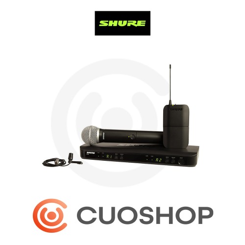 SHURE BLX1288/CVL 슈어 BLX 2채널 바디팩 핸드헬드 무선 마이크 세트 1,070,000원