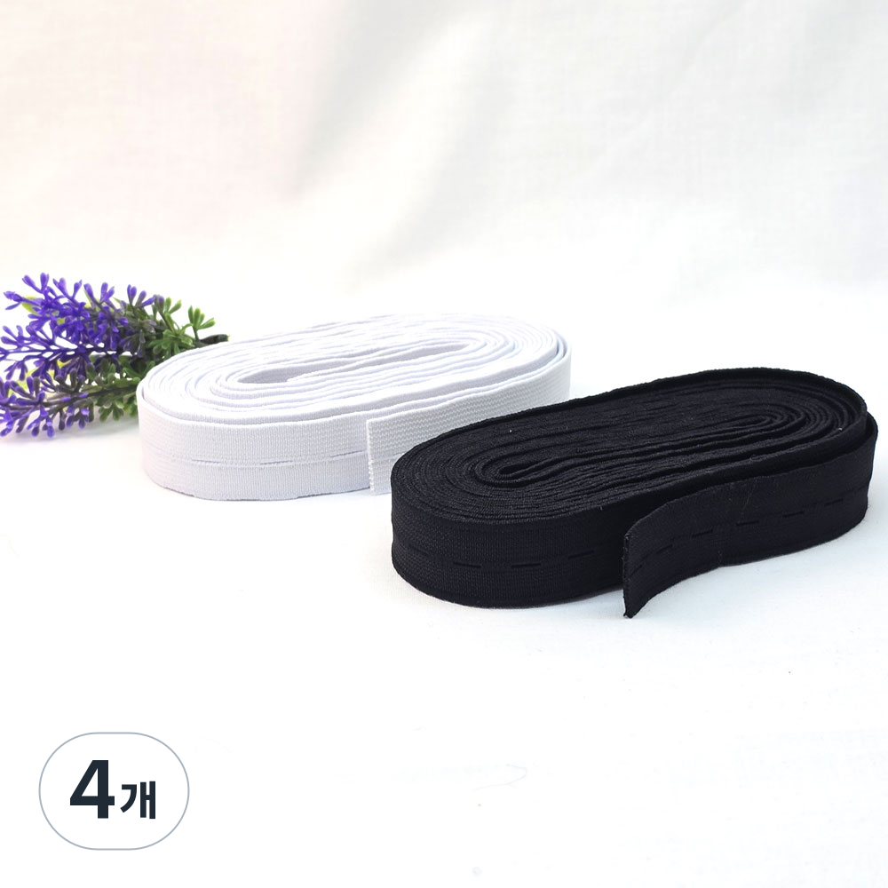 드림토리 단추구멍 허리고무밴드 20mm 4.5M(5마) 12,450원