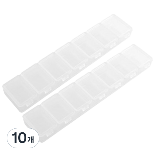 세븐스타 휴대용 7칸 약통, 10개 13,440원