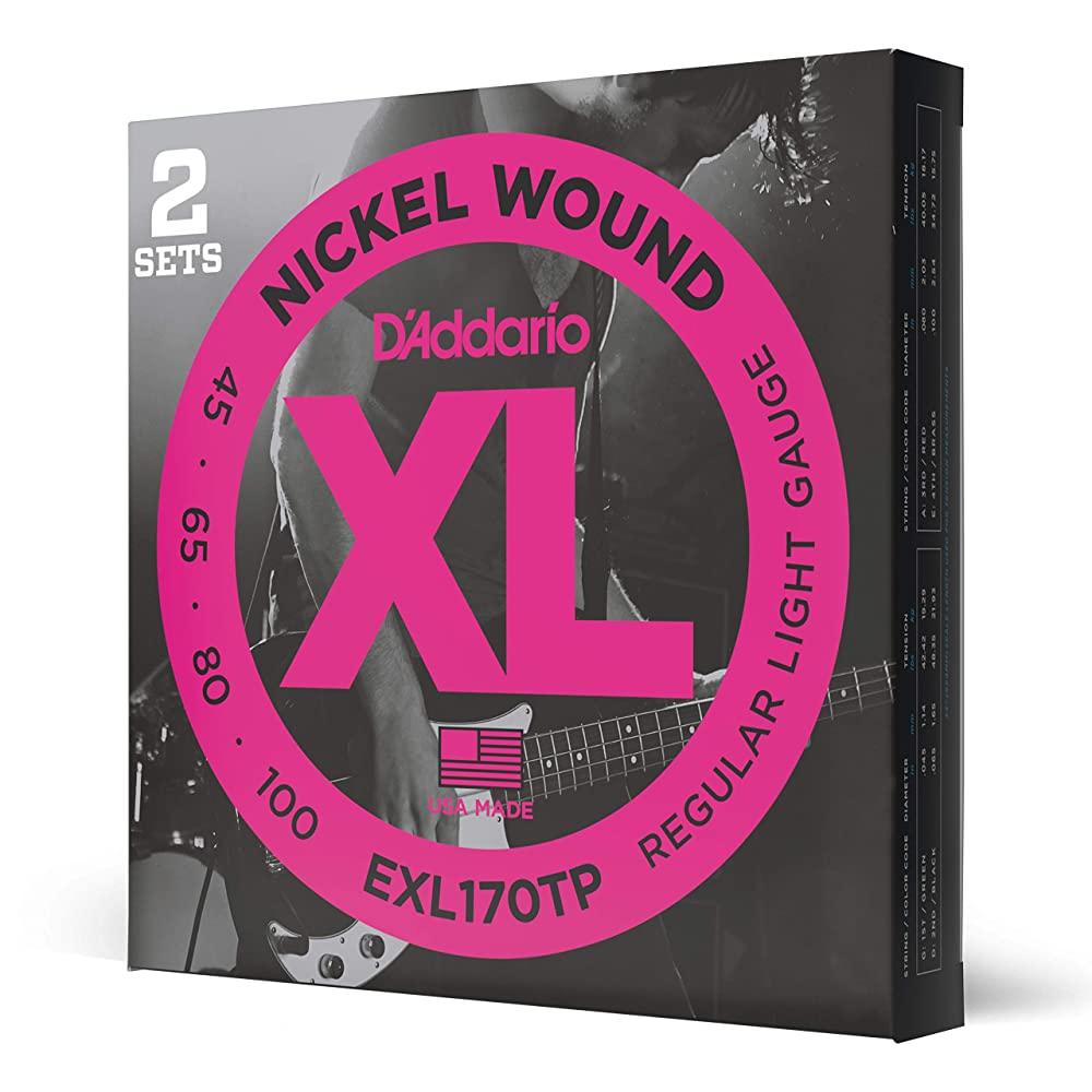 D'Addario 니켈 와운드 피콜로 베이스 스트링 20-52 롱 스케일 (EXL280) 76,000원