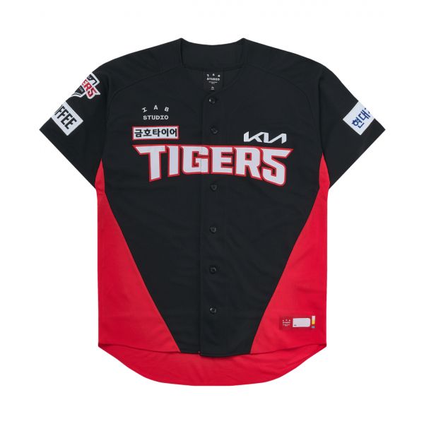 Kia Tigers 기아 타이거즈 x 아이앱 스튜디오 24 어센틱 어웨이 유니폼 블랙 (논 마킹 버전) 193,000원