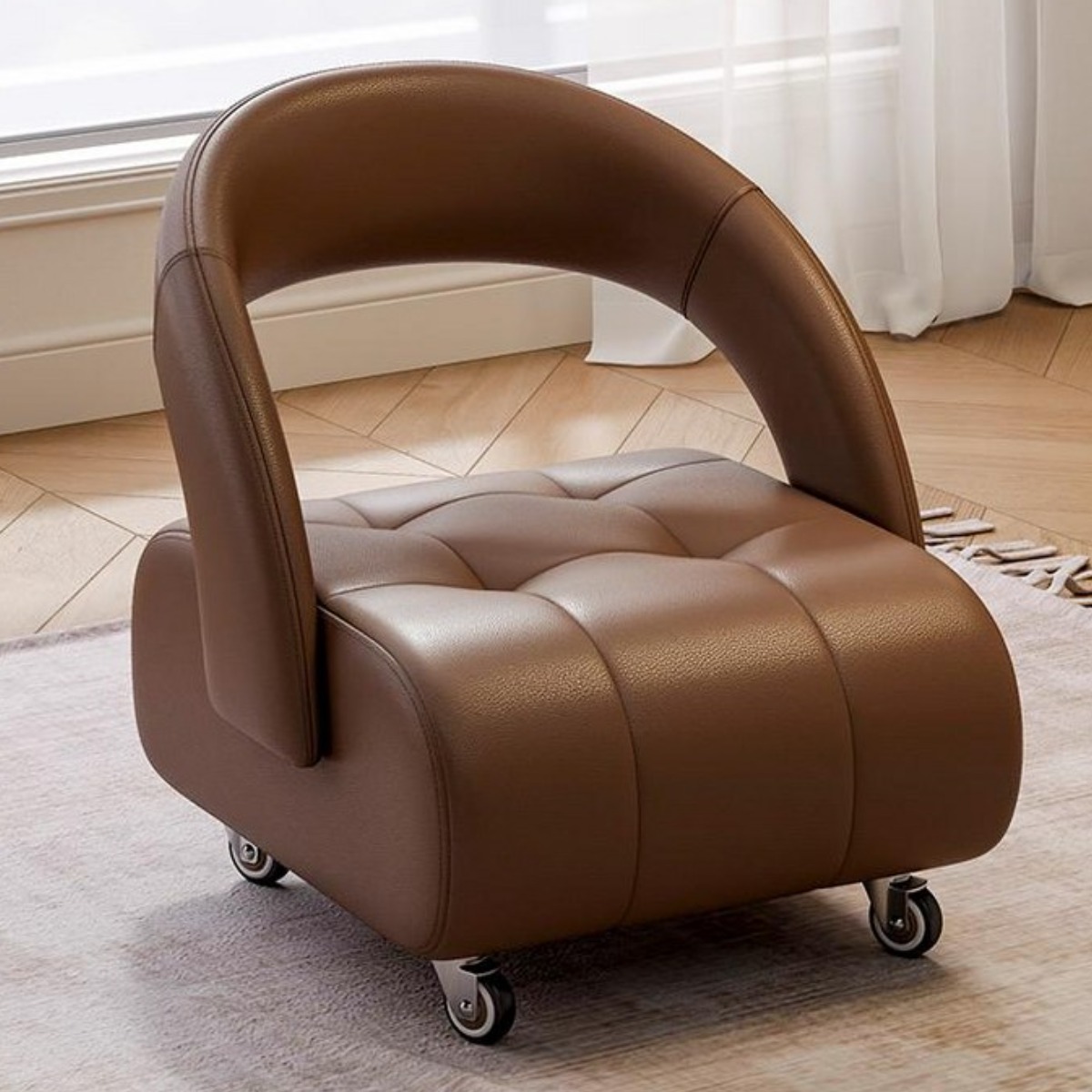 고급 낮은의자 거실용 매장 감성 소파 인테리어 스툴의자 바퀴보조의자 59,900원