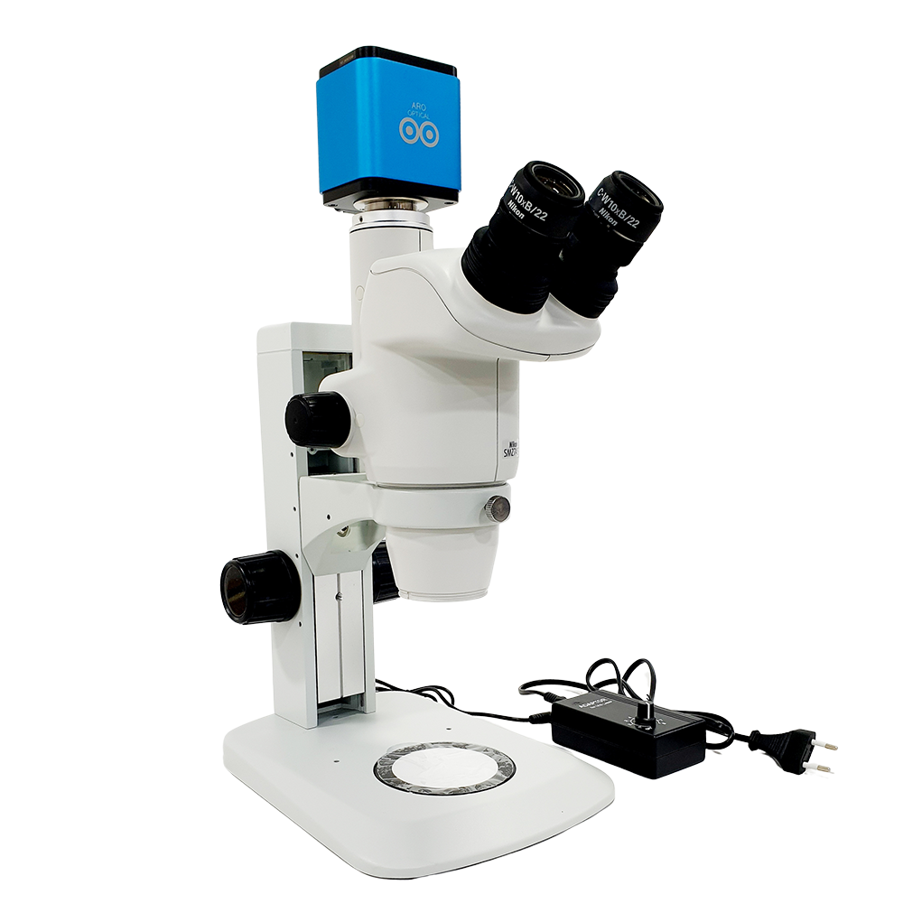 아로 니콘 SMZ745T 5메가 치수측정 카메라 J2 LED 스탠드 NIKON 고성능 전문가용 실체 현미경 5mp, 1개 3,350,000원