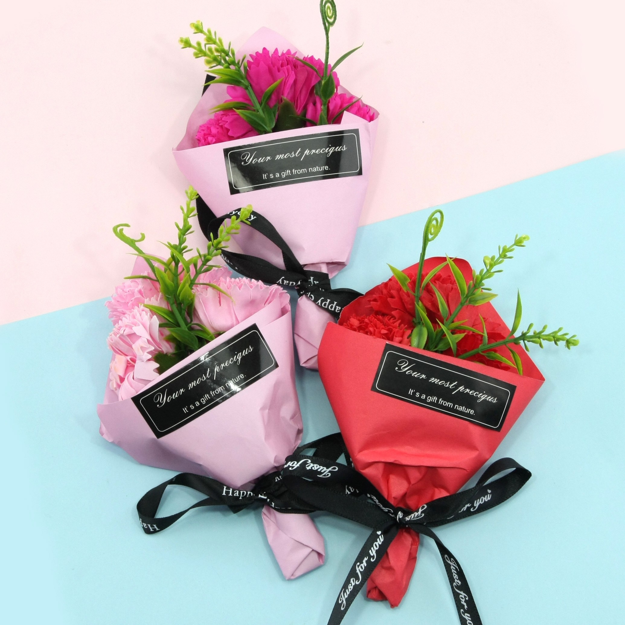 어버이날 스승의날 카네이션 비누꽃 미니꽃다발, 1개 1,590원