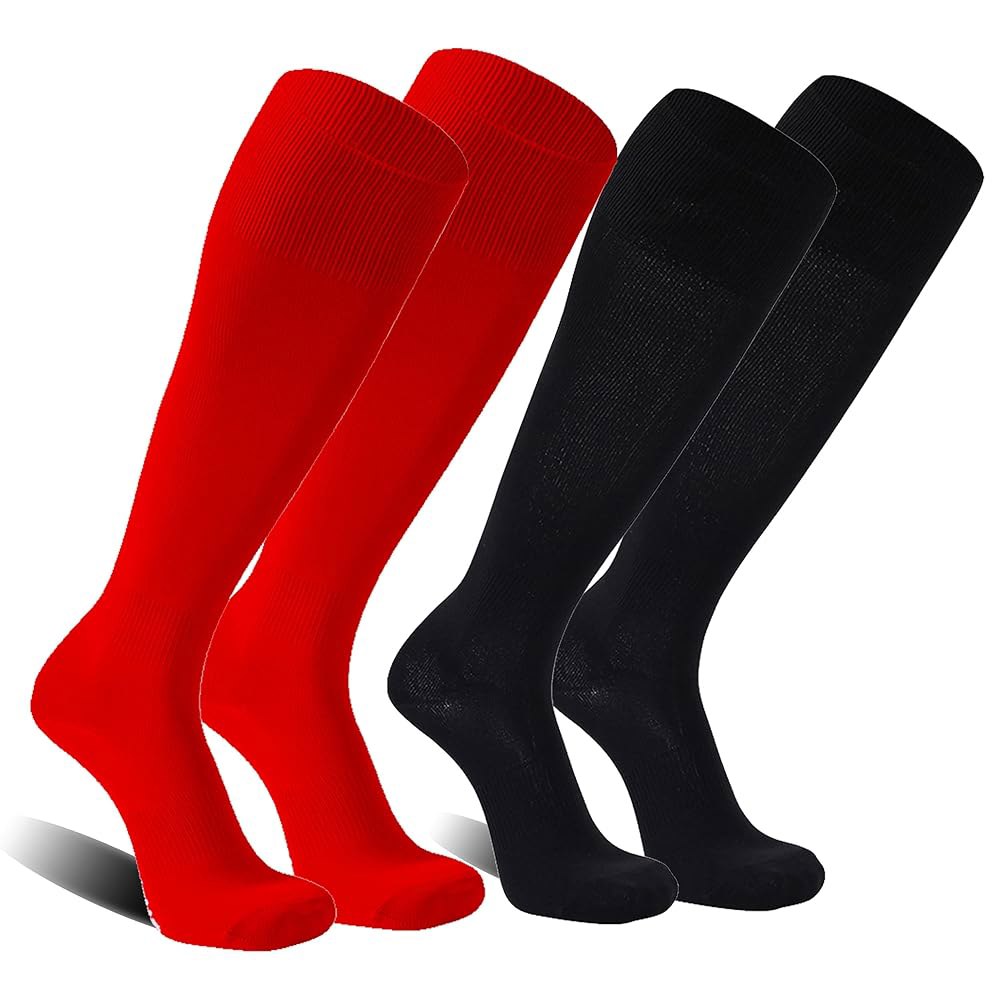 풋플러스 야구 소프트볼 양말, 남녀 공용 무릎 위 하이 솔리드 스포츠 럭비 축구 홈커밍 양말 44,800원
