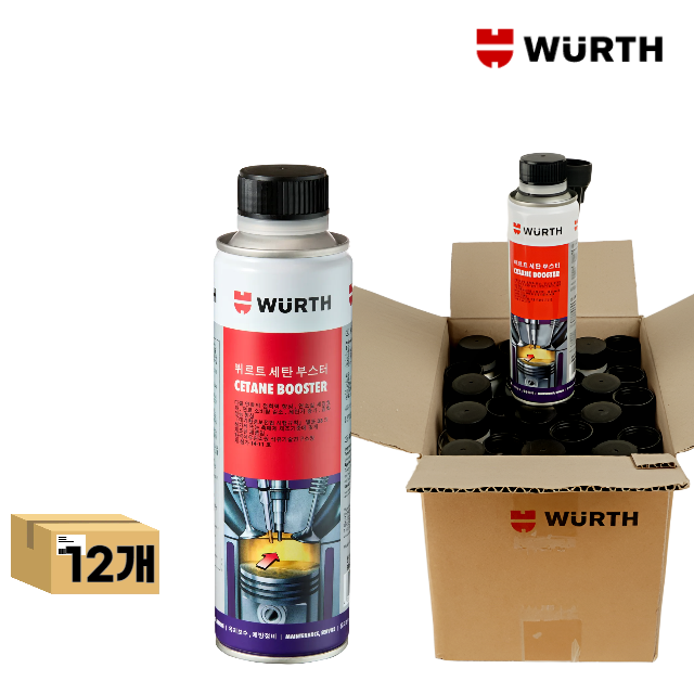 12개(1박스) 뷔르트 세탄 부스터 디젤 연료첨가제 300mL, 디젤/경유, 1개 96,700원