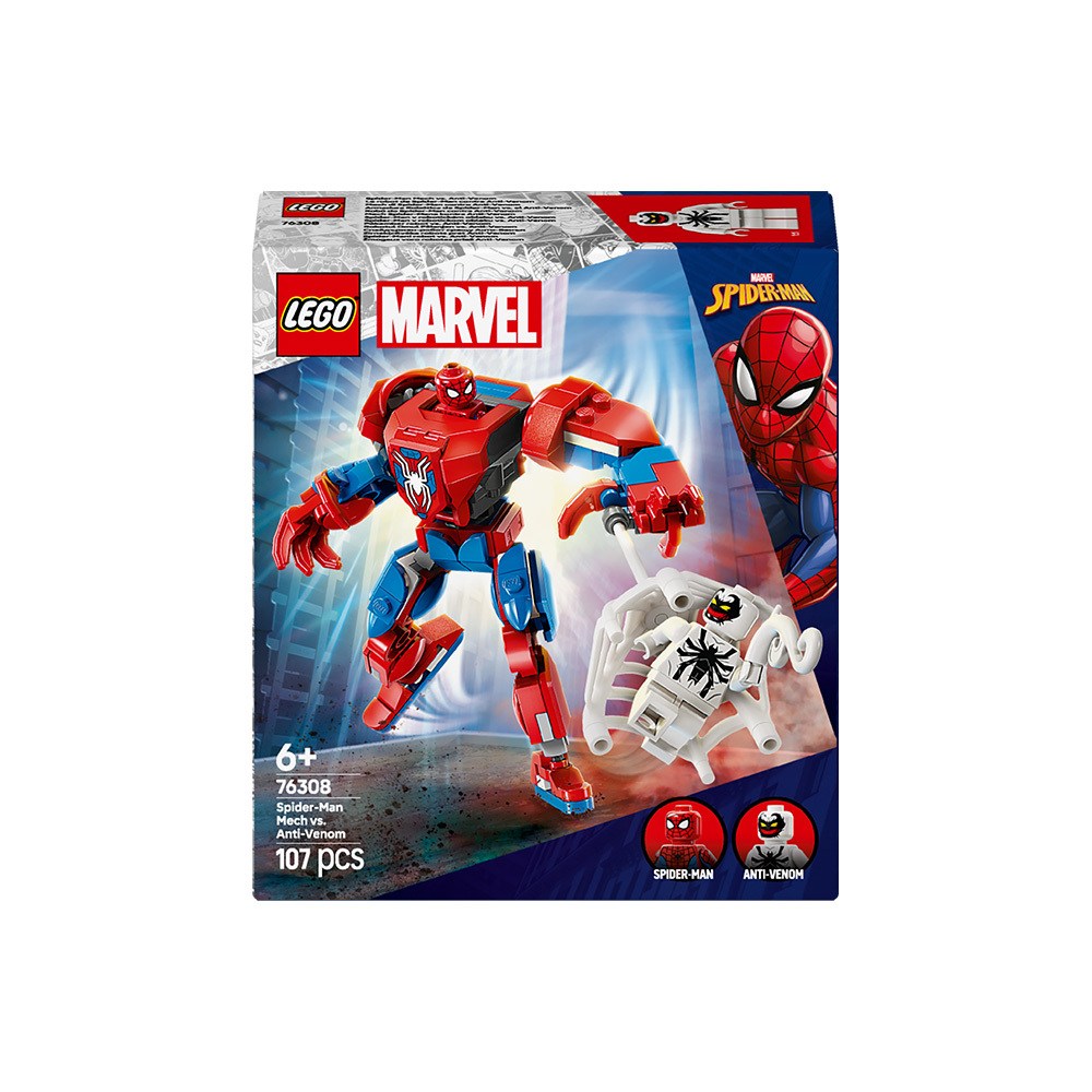 레고 슈퍼히어로 마블 76308 스파이더맨 로봇 대 안티 베놈 24,100원