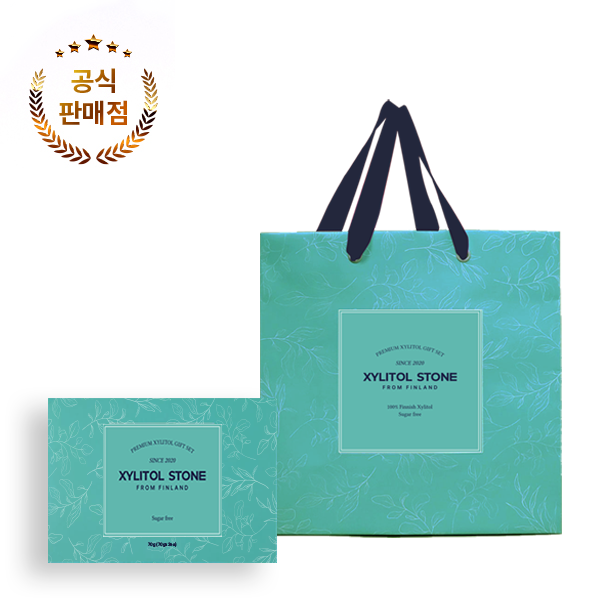 자일리톨스톤 100% 자일리톨 캔디 사탕 화이트데이 선물 상자 세트, 1개, 민트 1,500원