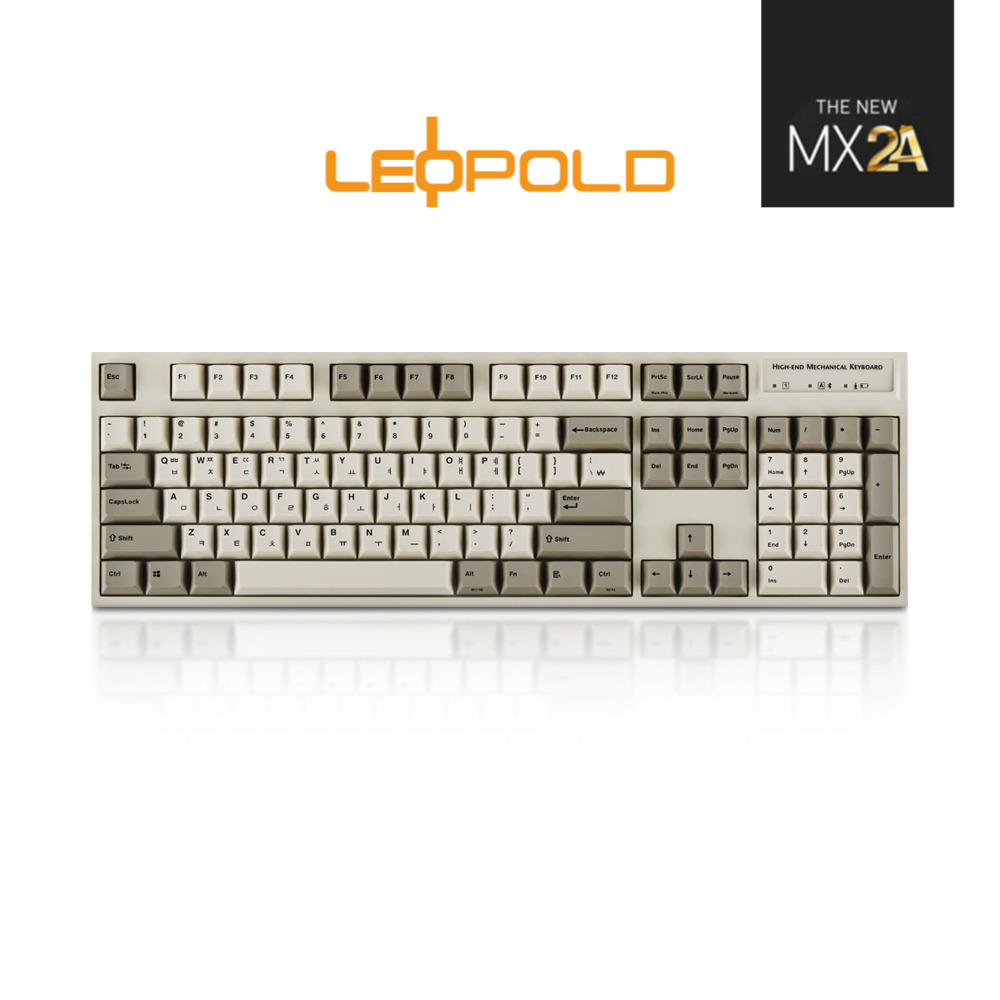 NEW 레오폴드 MX2A FC900RBT PD 화이트 투톤 [유/무선] 기계식 키보드, 현재가 220,000원