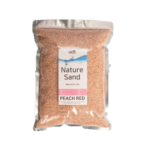 네이즈 네이처샌드 피치레드 4kg, 1개, 2.0mm~2.8mm 12,100원