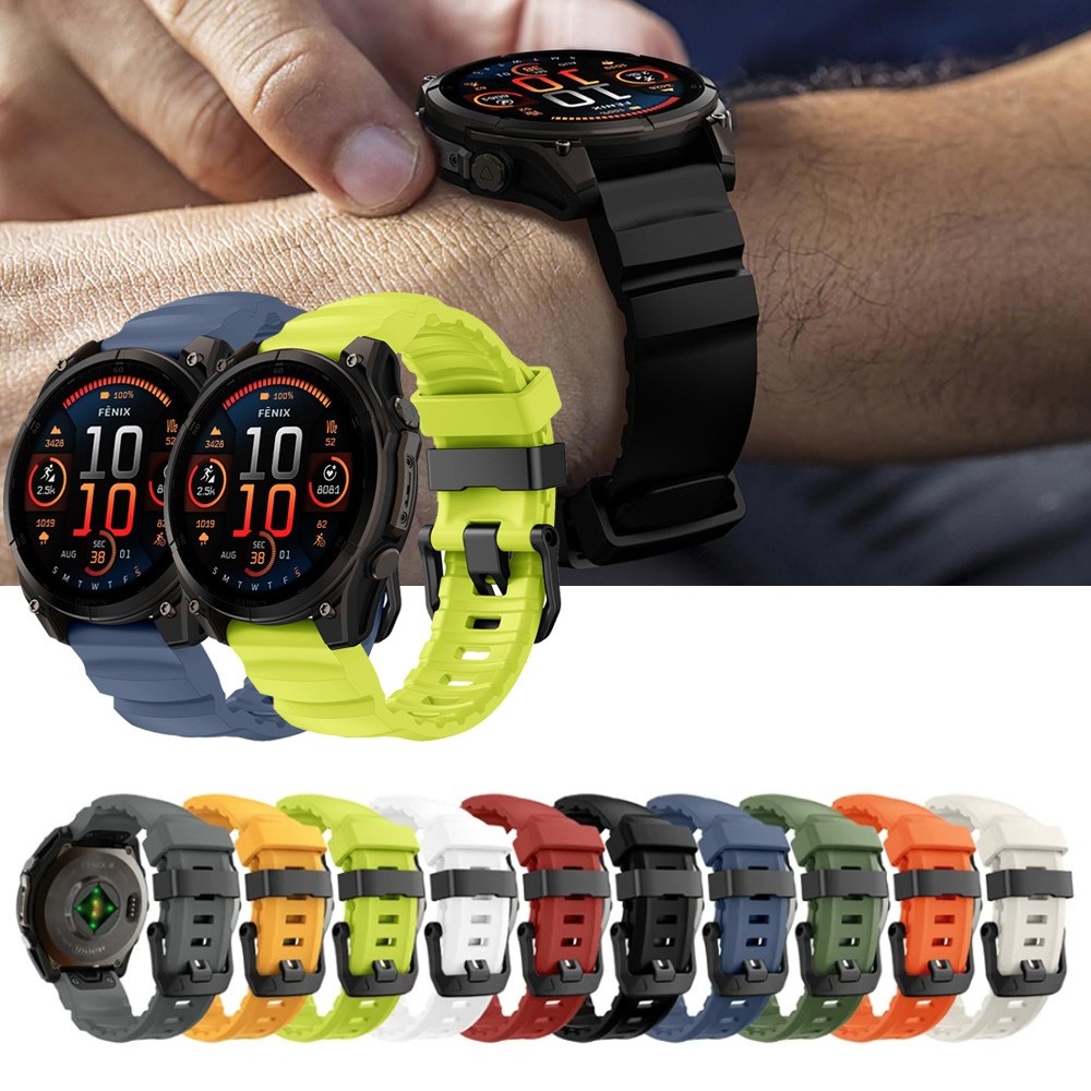 오르몽트 가민 베니스 실리콘 스트랩 퀵핏 22mm 26mm 호환 스포츠 런닝 방수밴드, 1개, 스타라이트 14,800원