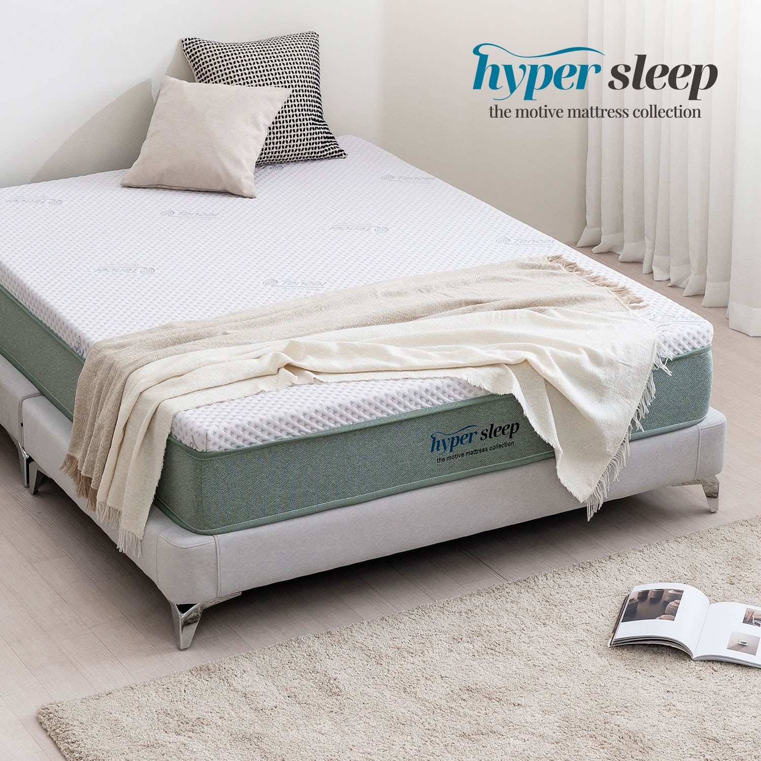 세계로가구 하이퍼슬립 스탠다드 폼매트리스 S/SS/Q/K/LK (방수커버+베개증정) 25cm, 25cm 309,000원