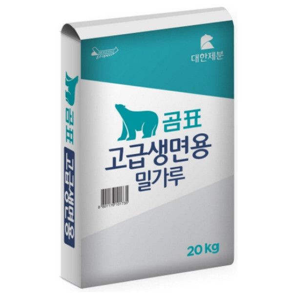 대한제분 곰표 고급생면용 20KG 1개 52,400원