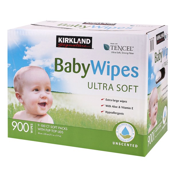 커클랜드 시그니춰 유아용 물티슈 9팩, 9개, 100개입 34,270원