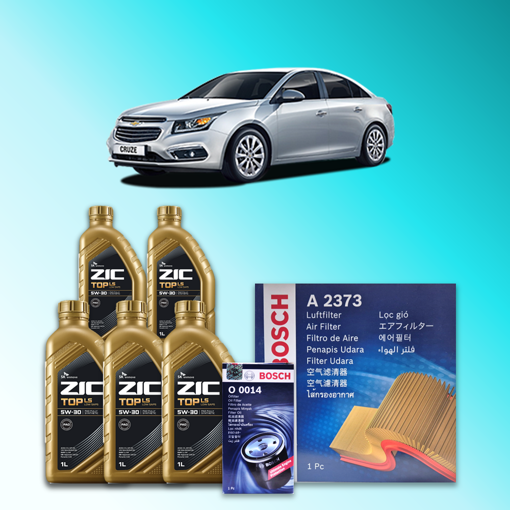 어메이징 뉴 크루즈 (J300) 1.8 가솔린 엔진오일세트 SK 지크 탑 LS 5W30 (ZIC TOP LS) 80,100원