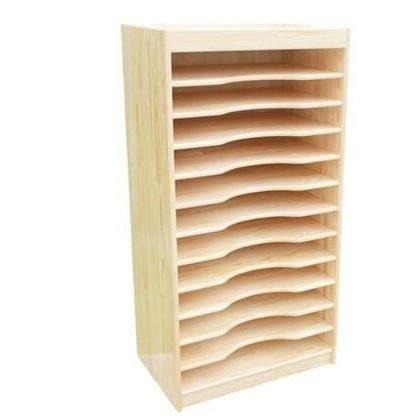 지류 보관함 4절지 8절지 미술학원 도화지 수납 심플한, 1단, 4K 시더 우드 40x170cm 16칸 288,500원