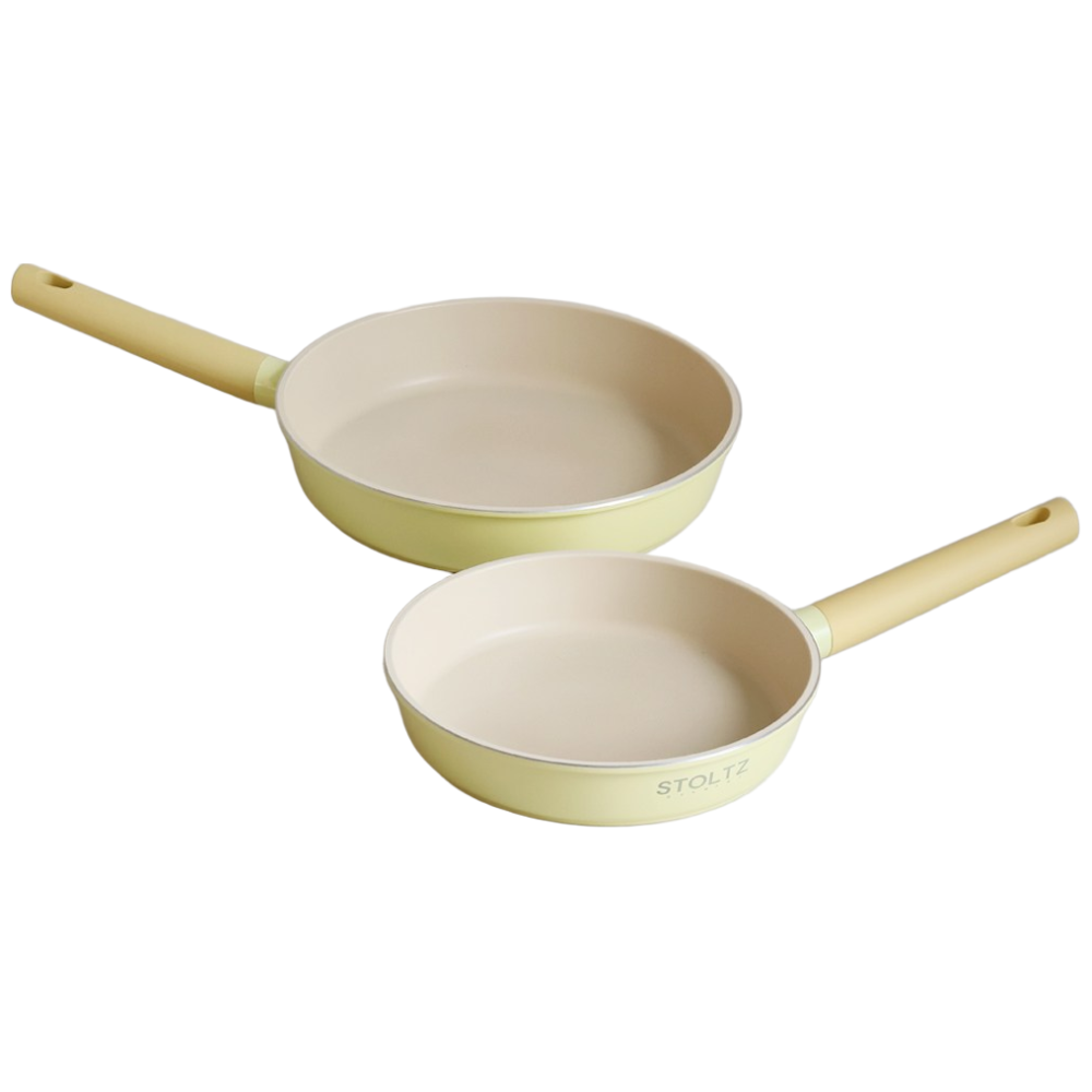 슈톨츠 머랭 쿡웨어 인덕션 프라이팬 2종 (24팬+28팬) 국내생산 통주물 후라이팬, 1개, 레몬머랭 68,900원