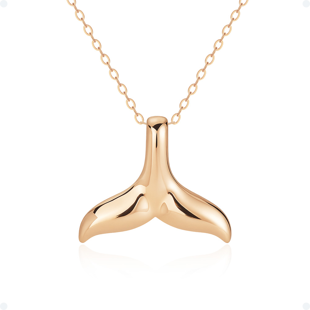 쥬넬 [선물포장] 14K 소원 통통 고래꼬리 팬던트 체인 금 목걸이 가정의달 어린이날 어버이날 생일 선물 179,900원