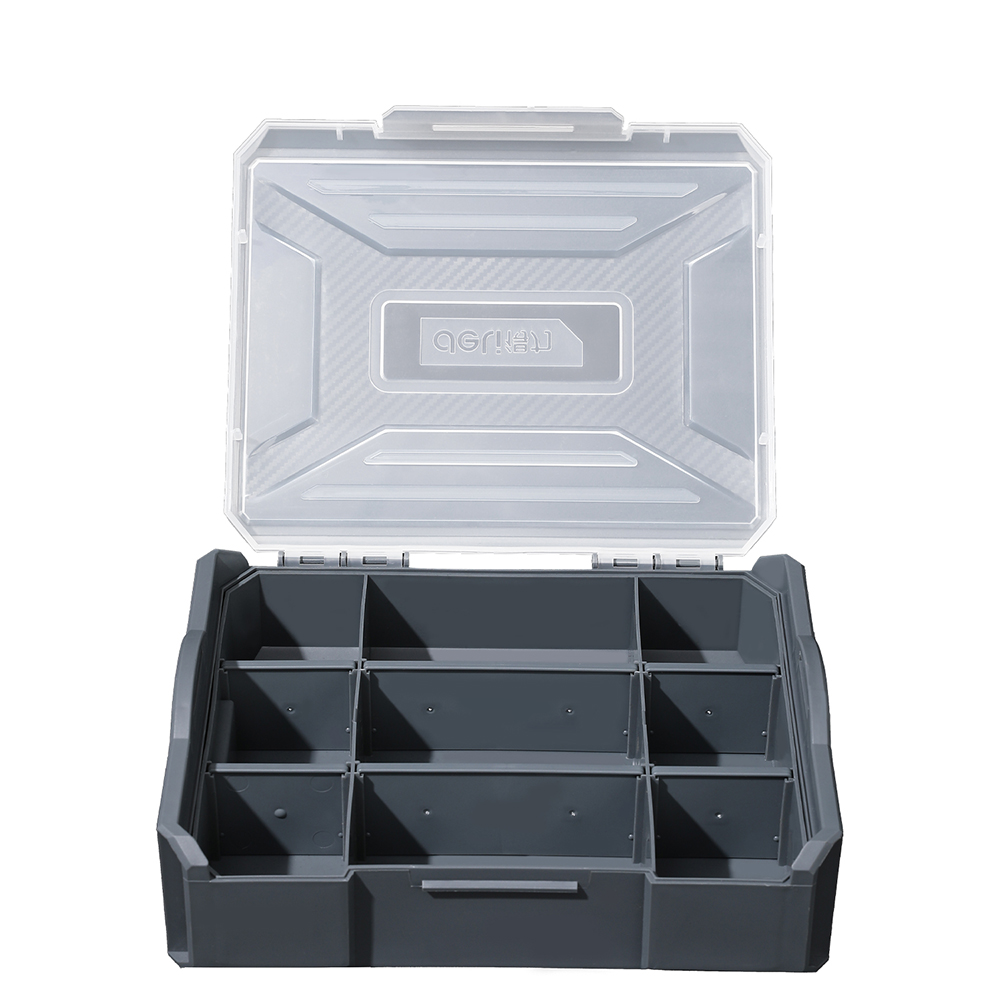 델리 툴즈 홈시리즈 다목적 칸막이 가정용 도구 키트 공구함 그레이 DL1001-1 8,900원