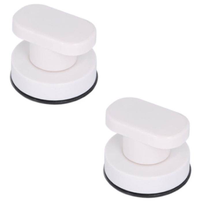 GUNU 강력진공 흡착식 도어 미닫이 싱글 손잡이 화이트 7,800원