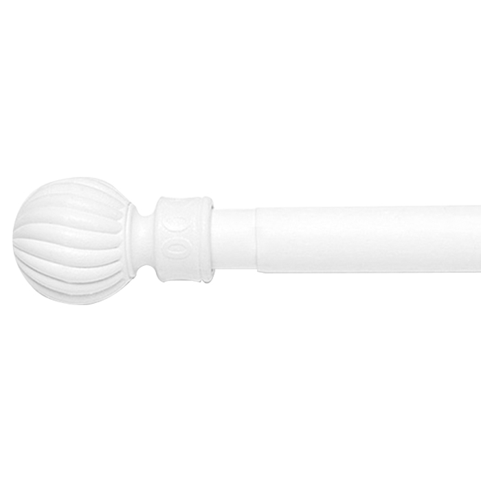 윈도우드레스 35mm 심플 라운드 커튼봉, 화이트 29,820원