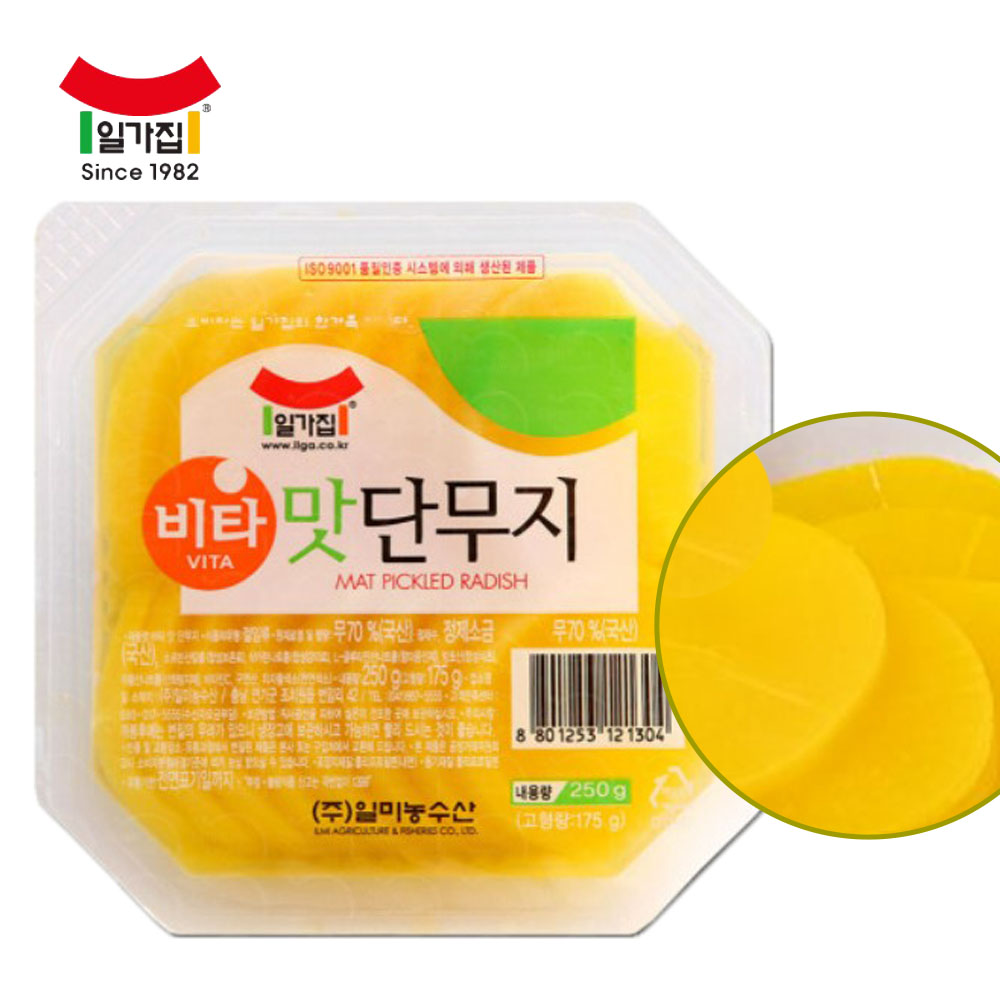 일가집 맛단무지, 4개, 250g 7,240원