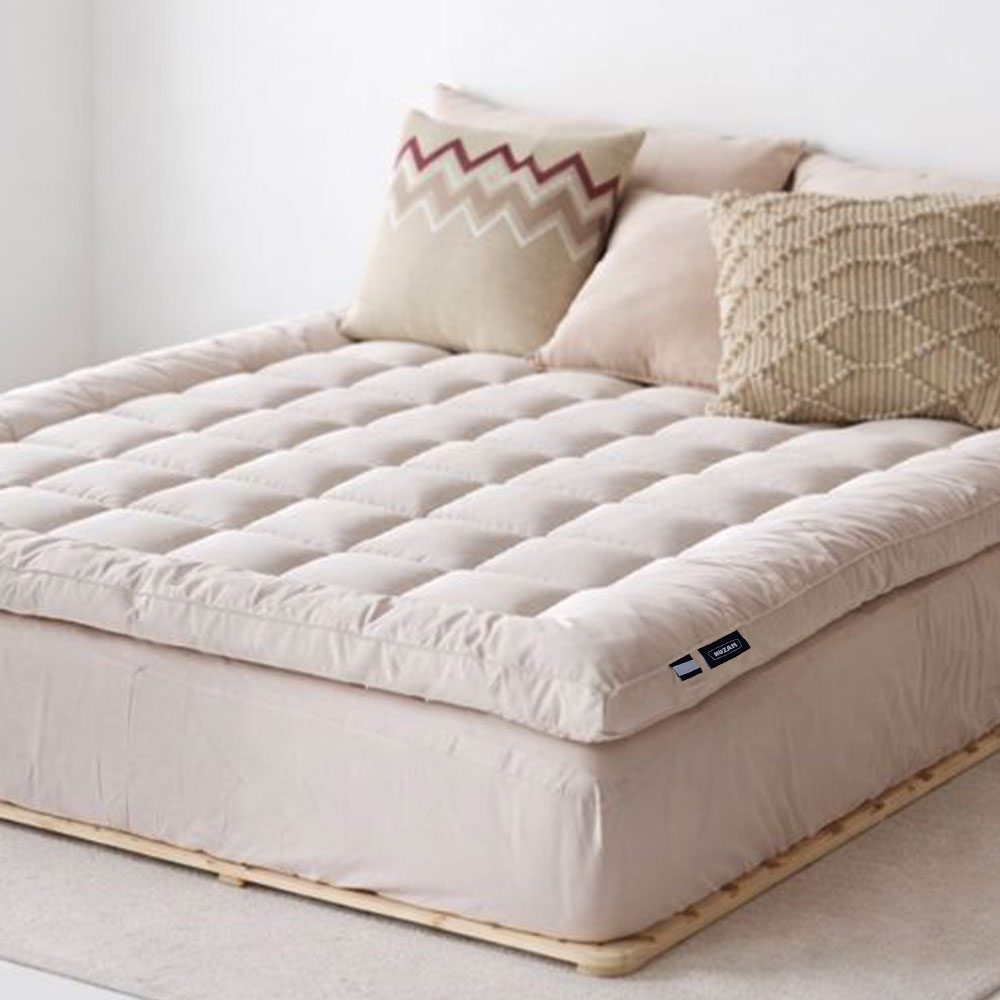 누잠 스프링 토퍼 매트리스 | 특허 기술 | 허리가 편한 푹신함과 지지감 밸런스, 아이보리 99,000원