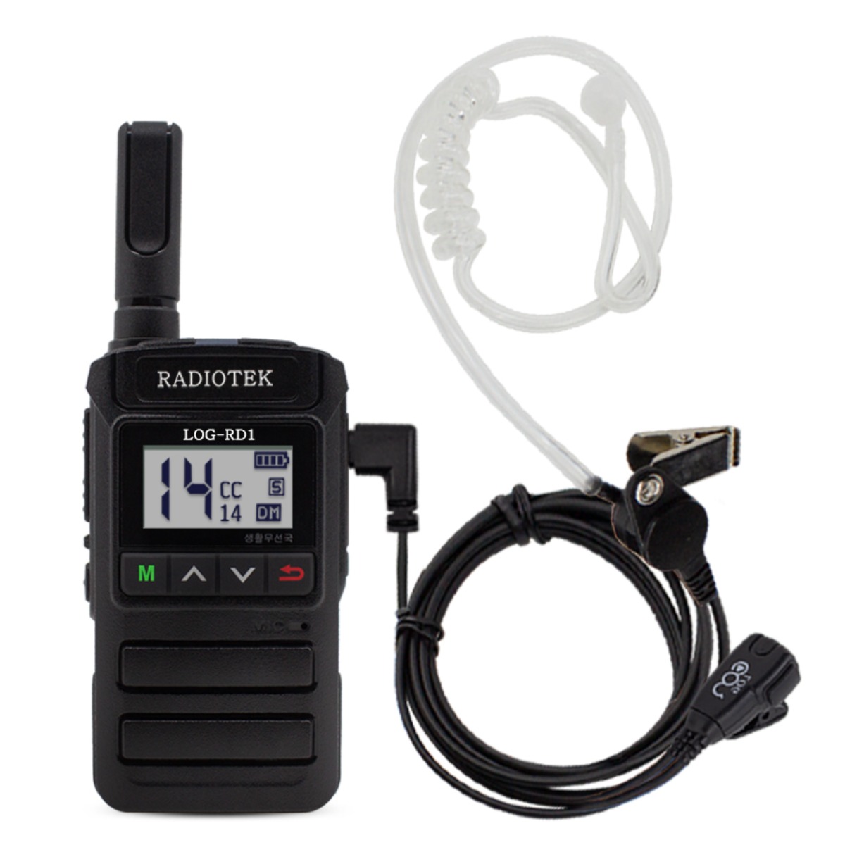 디지털 생활무전기 병원 매장용 1대 이어폰포함 풀세트, 1개, LOG-RD1 89,800원