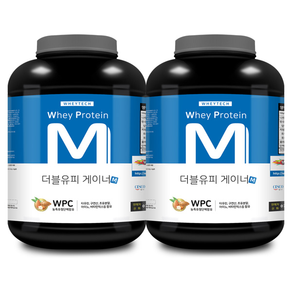 웨이테크 더블유피 게이너 M 복합형 벌크업 헬스보충제, 2.2kg, 2개, 05.더블유피 게이너 M 55,400원