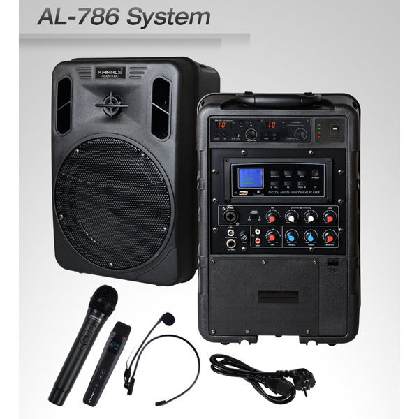 KANALS 250W 무선앰프 강의용 행사용 이동식스피커, 단일상품 690,000원