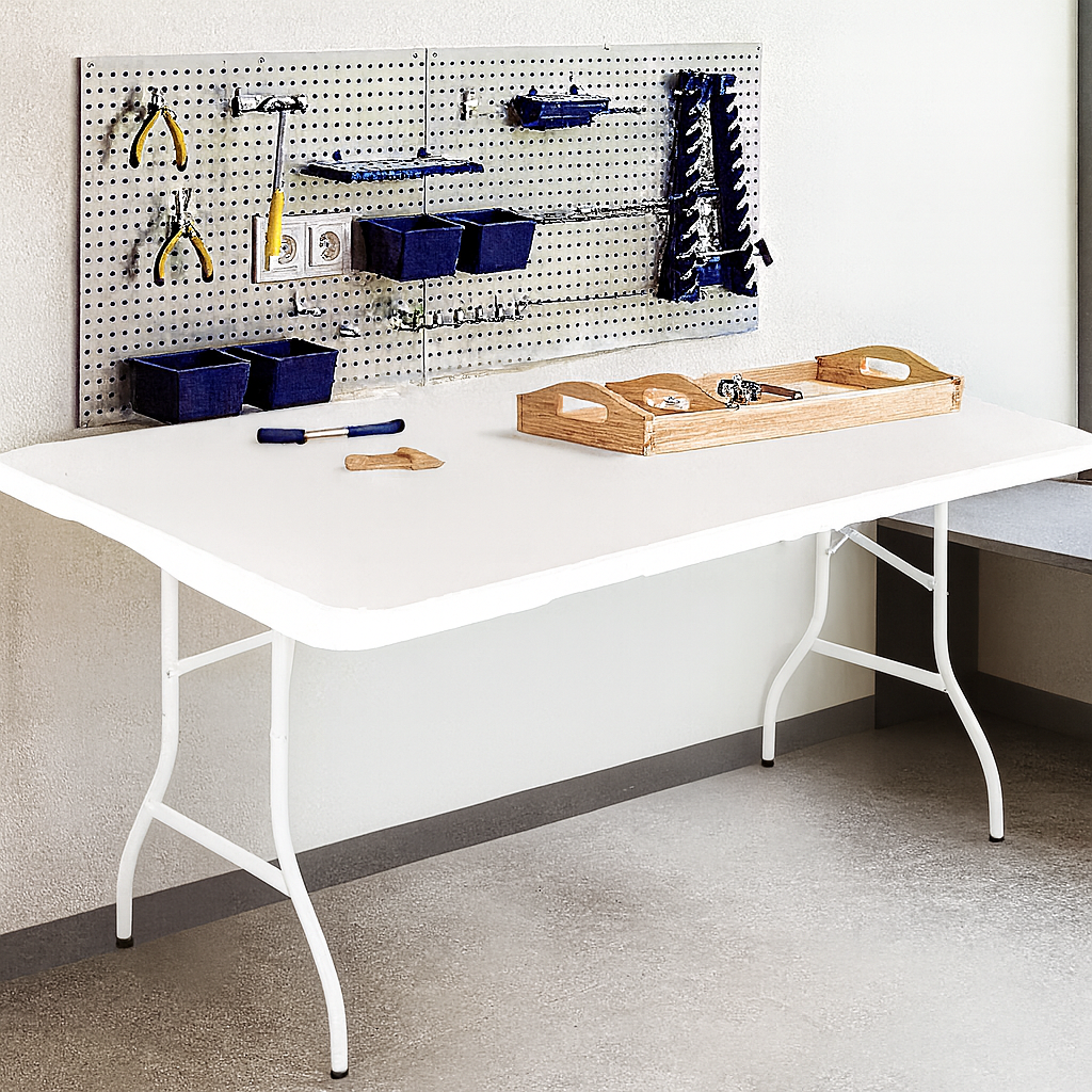 리빙체인지 접이식 야외 테이블 1800, 화이트 48,850원