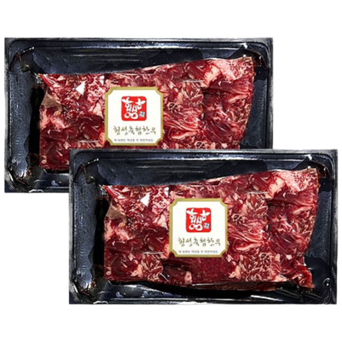 횡성축협한우 횡성축협한우 1등급 세절 국거리 400g (200g x 2팩), 200g 25,890원