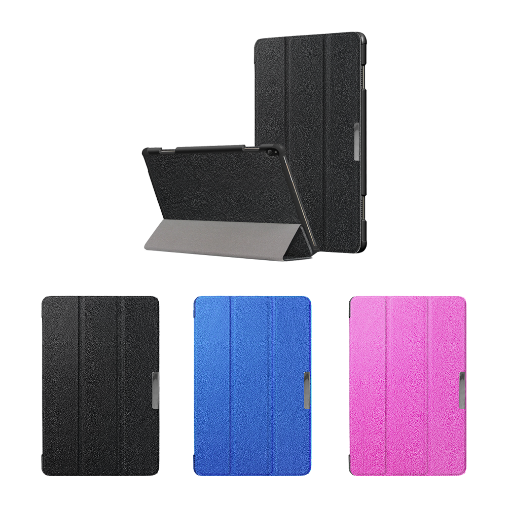 아이디스킨 레노버 탭 P10 스마트 커버 3단 가죽 케이스 플립 케이스, 블루 2,900원