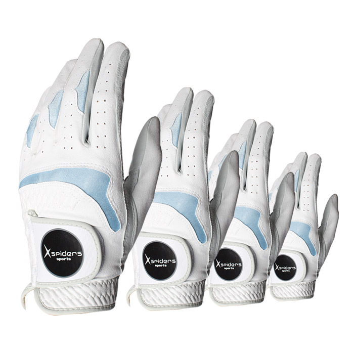 X스파이더스 반양피 골프장갑 왼손 4장, 화이트, 1세트 20,000원