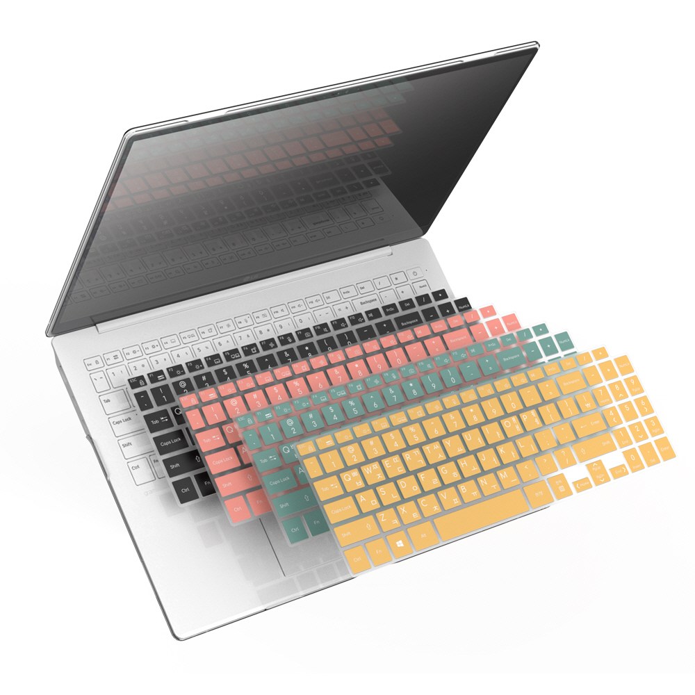 Z90SP ZD90SP LG그램 노트북 키스킨 키보드 커버 16인치 17인치, 1개, 17인치/옐로우 14,700원