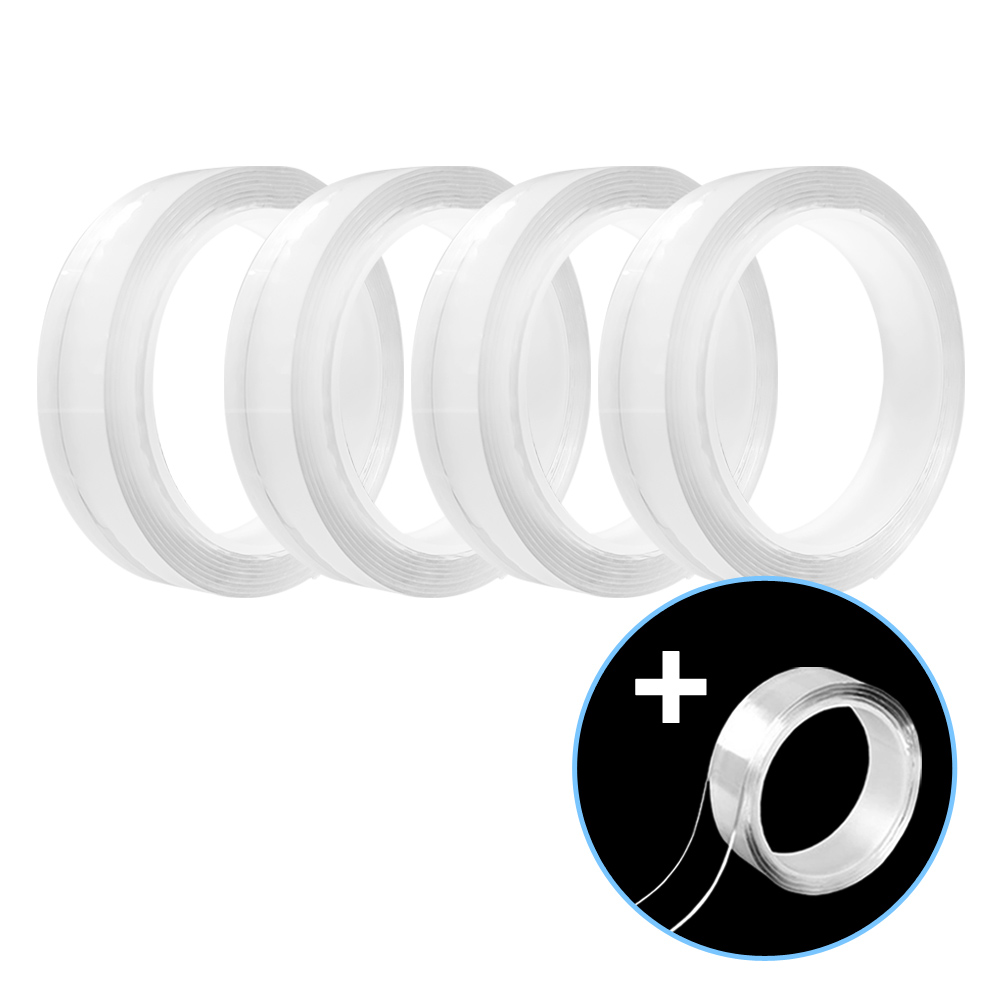 초강력 매직 스타 겔 양면테이프 1mm*20mm*3M 4개입 다용도 멀티탭 정리 고정 투명 멀티 특수 실리콘 접착 12,900원